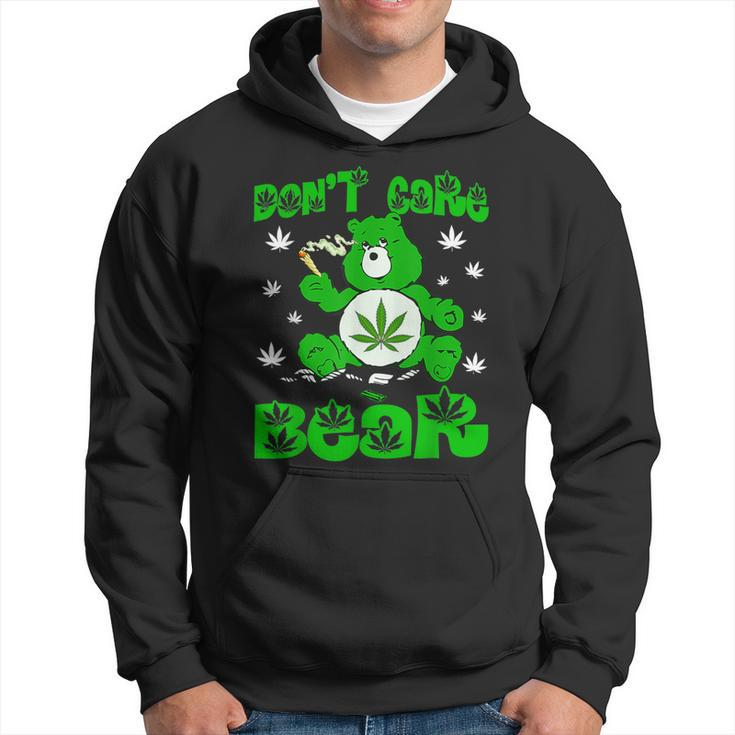 Weed Bear Herb Bear Don't Care Bear Marijuana Cannabis Hoodie