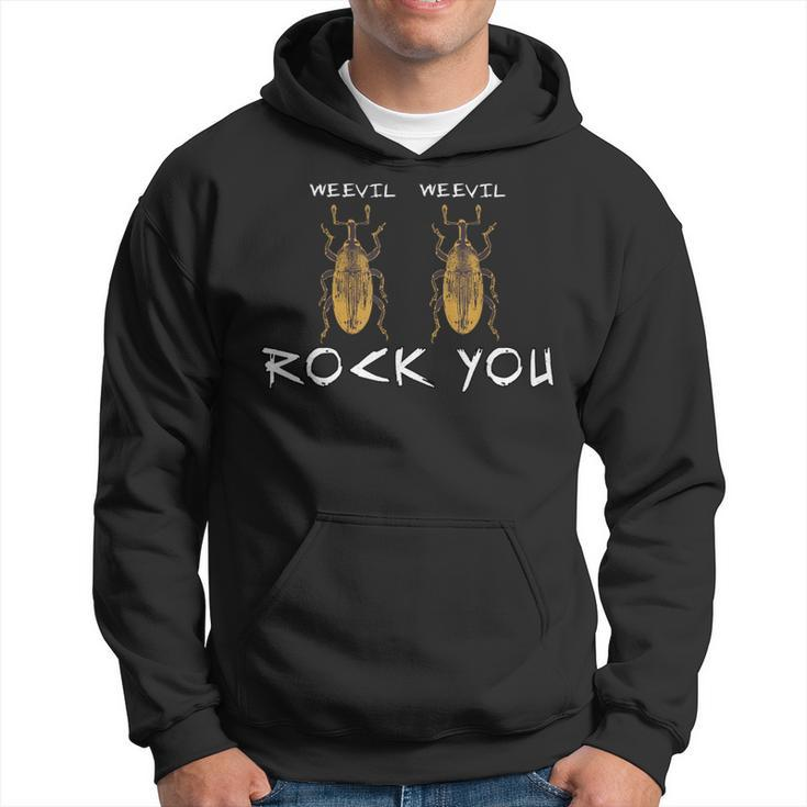 Weevil Rock You Bug Insect Back To School Hoodie