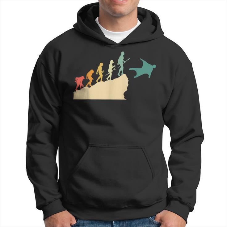 Wingsuit Flying Parachutist Parachuting Skydiver Evolution Hoodie