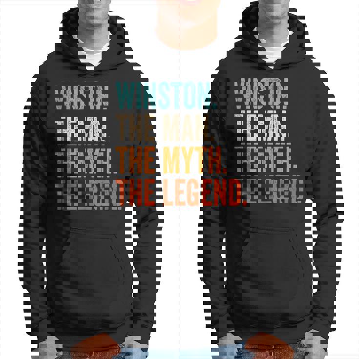 Winston The Man The Myth The Legend First Name Winston Hoodie