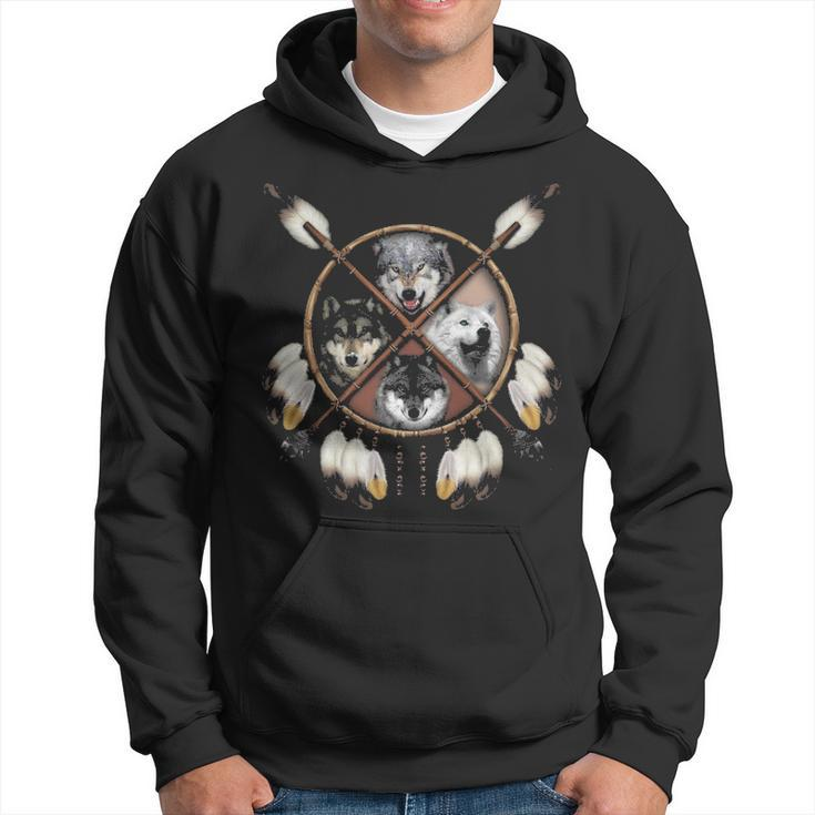 Wolves Angry Sharp Hunters Wolf  Hoodie