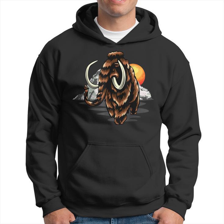 Wooly Mammoth Elephant Prehistoric Animal Pleistocene Hoodie