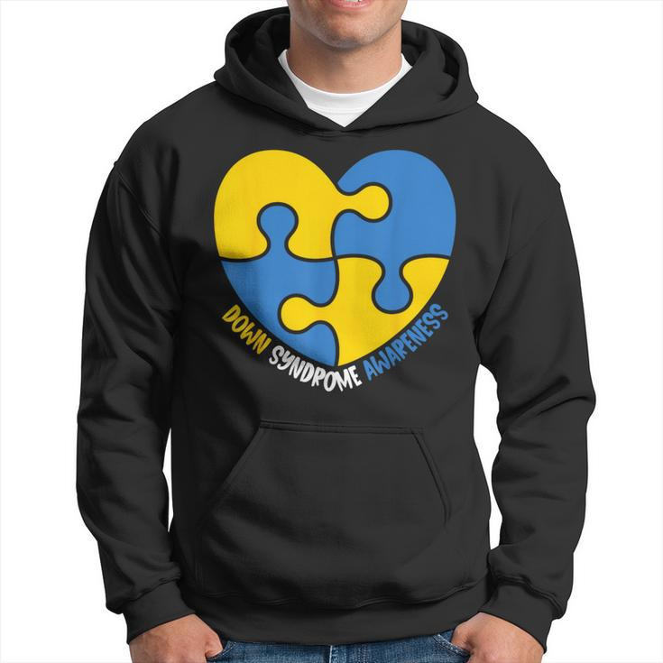 World Down Syndrome Awareness Day T21 Heart Hoodie