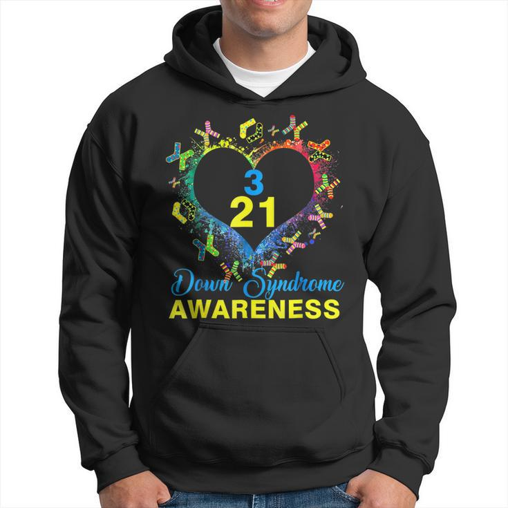 World Down Syndrome Day Awareness Socks Heart 21 March Hoodie