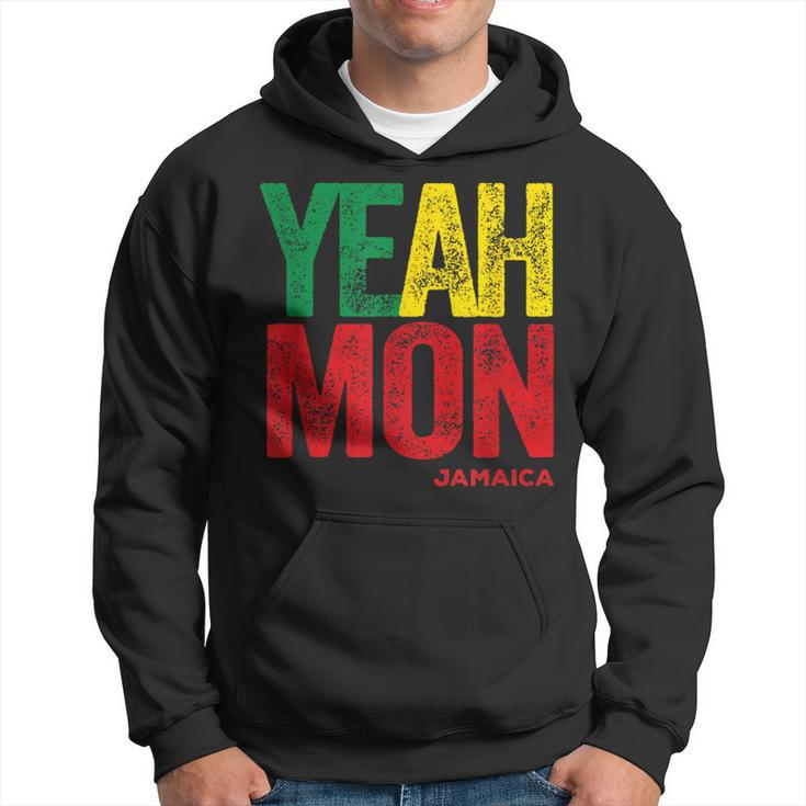 Yeah Mon Retro Jamaica Patois Slang Jamaican Souvenir Patwah Hoodie