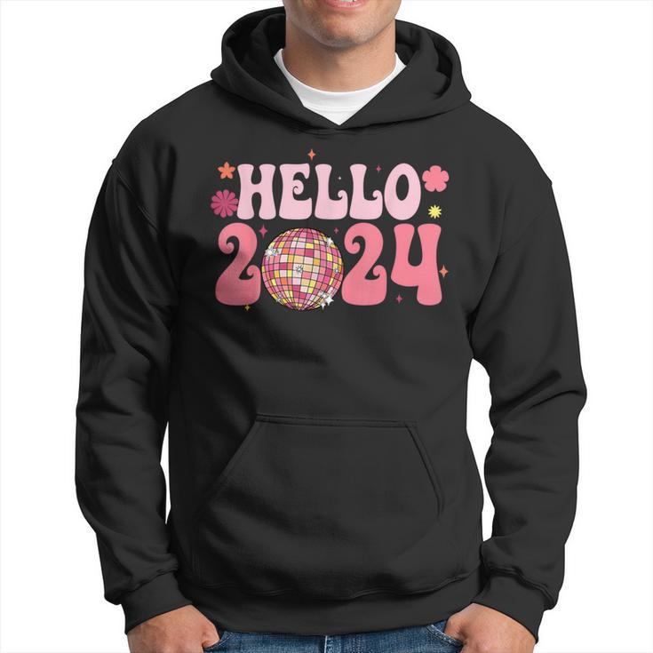 Year End Party Merry Christmas Happy New Year Hello 2024 Hoodie