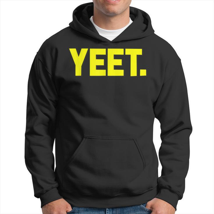 Yeet Meme Retro Bright Yellow Millennial Meme Hoodie