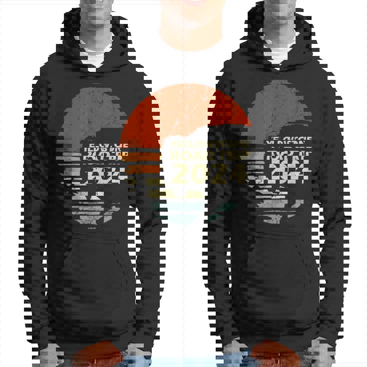 Yellowstone National Park Family Road Trip 2024 Hoodie