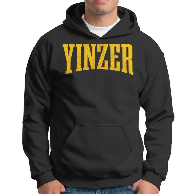 Yinzer Code Pittsburgh Pennsylvania Pa Pride Yellow Yinz Hoodie