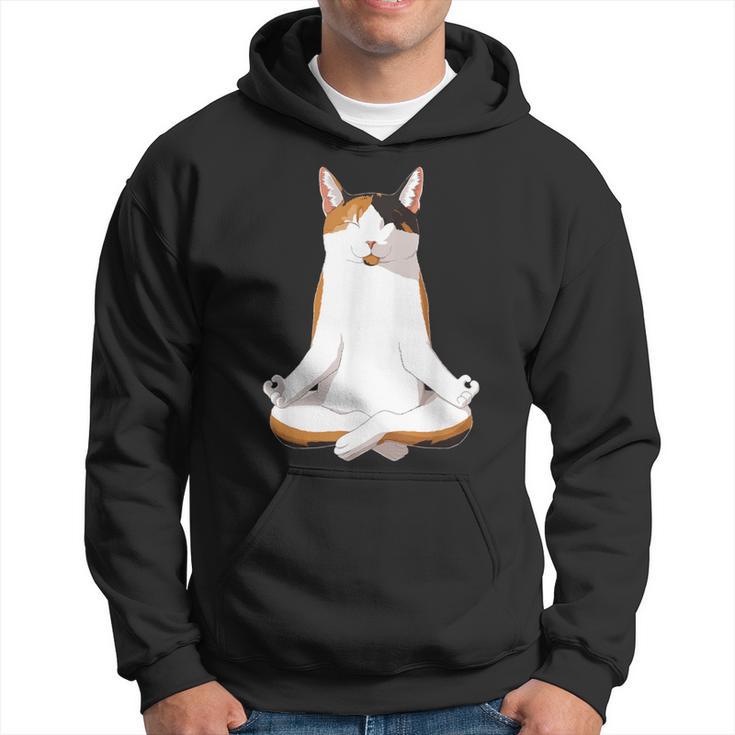 Yoga Calico Cat Hoodie