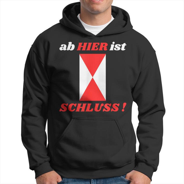 Zg2 Ab Hier Ist Schluss Hoodie