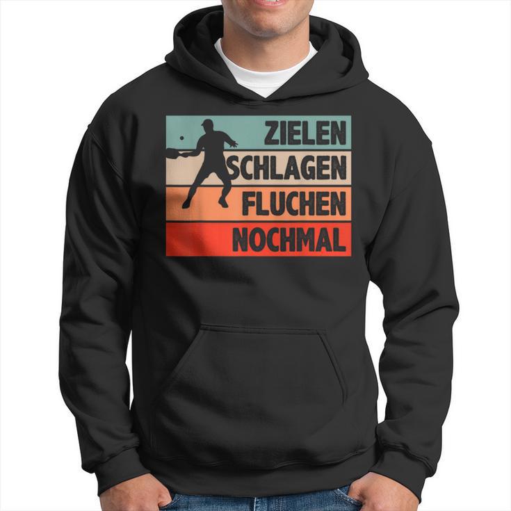 Zielen Schlagen Fluchen Nomals Table Tennis Ping Pong Hoodie