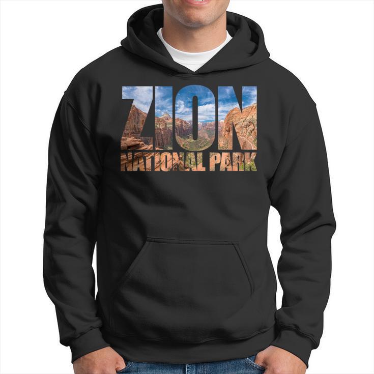 Zion National Park Near Las Vegas Utah Usa Canyon Nature Hoodie