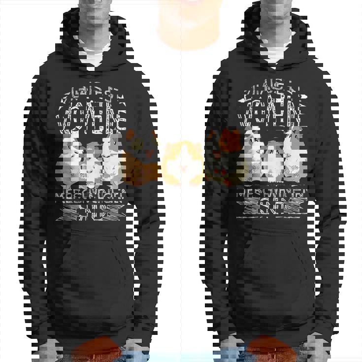 Zuhause Ist Wo Meine Meerschweinchen Sind Guinea Pigs Hoodie
