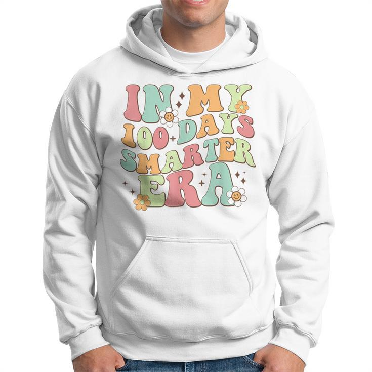 In My 100 Days Smarter Era Retro Smile 100Th Day Of School Hoodie