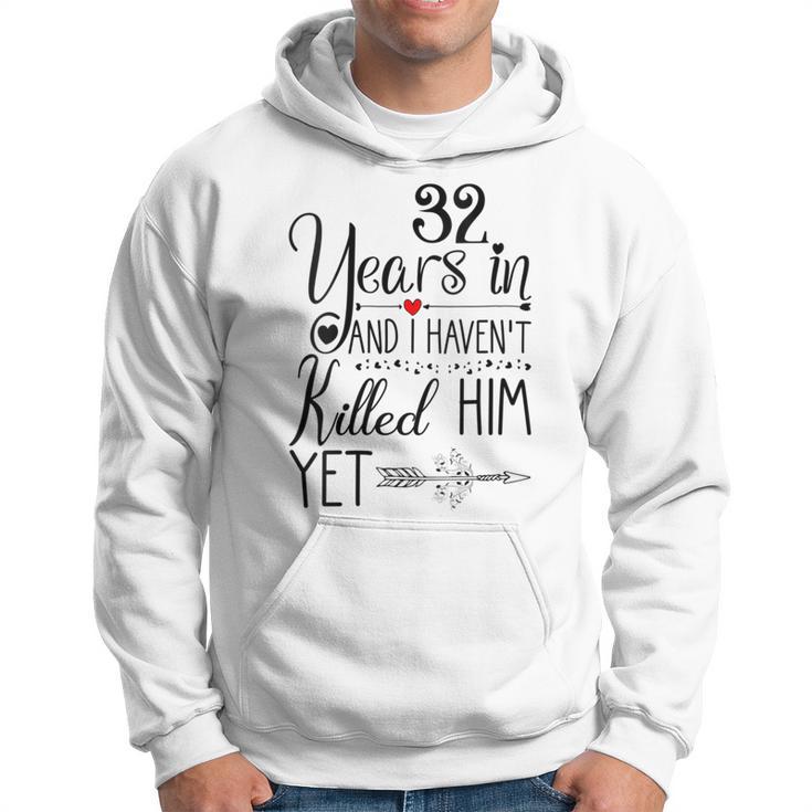 32Nd Wedding Anniversary For Her 32 Years Of Marriage Hoodie