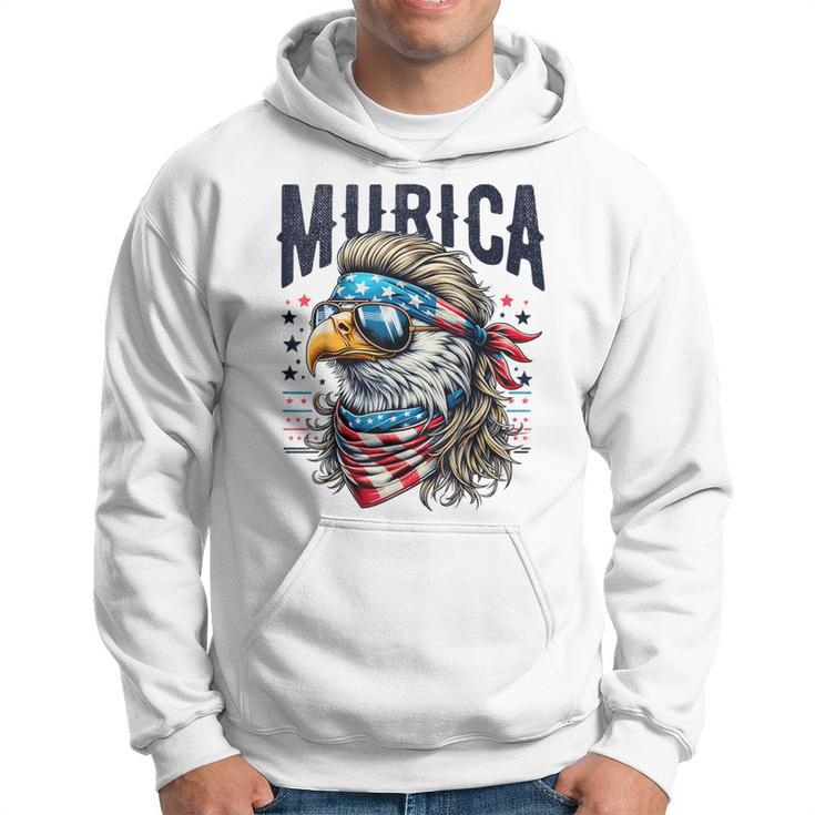 4Th Of July Patriotic Eagle July 4Th Usa Murica Hoodie