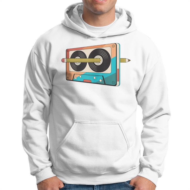 80S 90S Retro Cassette Tape 1980S 1990S Music Vintage Outfit Hoodie