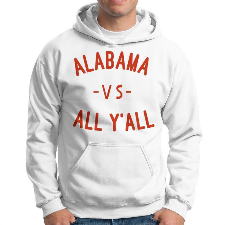 Alabama Vs All Yall With Crimson Letters T Hoodie