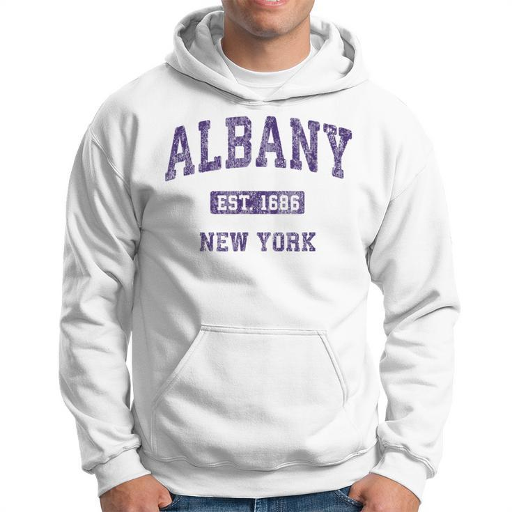 Albany New York Vintage Athletic Sports Hoodie