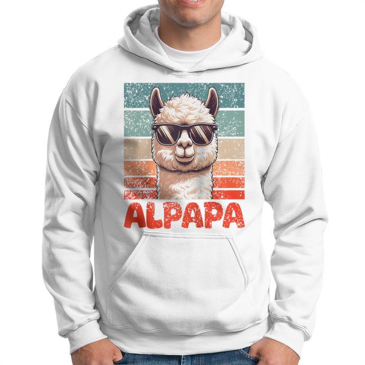 Alpapaatertag Bester Papa Alpaka Raglan Kapuzenpullover