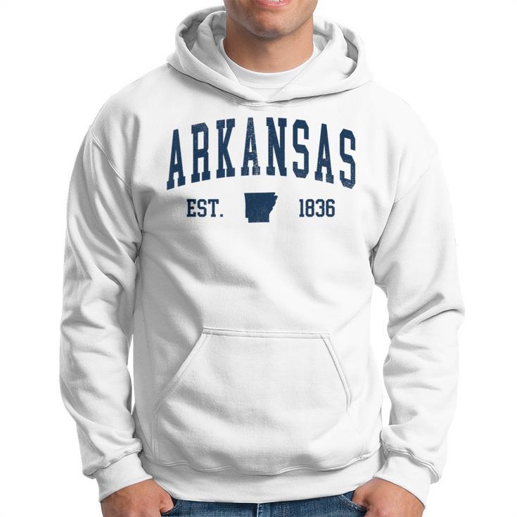 Arkansas Map 1836 Vintage Souvenirs Arkansas Hoodie