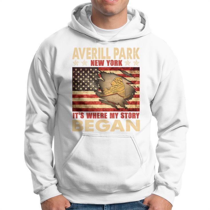Averill Park New York Usa Flag Independence Day Hoodie