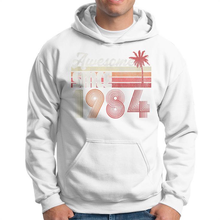 Awesome Since 1984 38Th Birthday Retro Vintage Hoodie