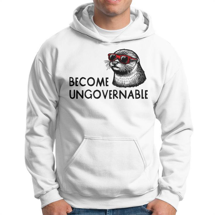 Become Ungovernable Sunglasses Otter 841 Hoodie
