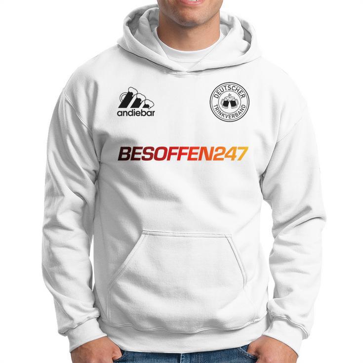 Besoffen247 Sauftrikot X Malle Trikot Deutschland Bier Kapuzenpullover