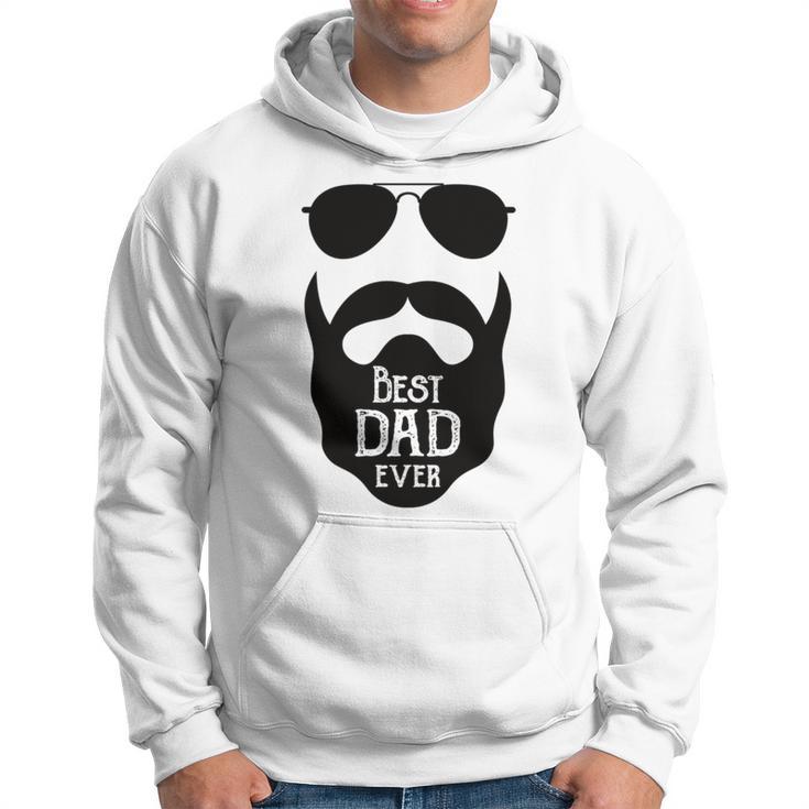 Best Dad Ever Bester Papa Für Bartträger Zum Herrentag Kapuzenpullover