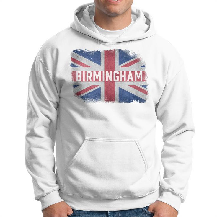 Birmingham United Kingdom British Flag Vintage Uk Souvenir Hoodie