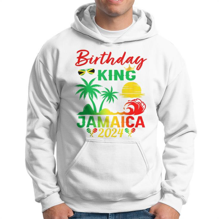 Birthday King Jamaica 2024 Jamaican Vacation Trip Men_S Hoodie