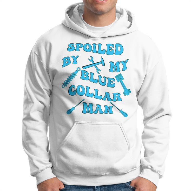 Blue Collar Pride Cherished By A Working Class Hero Hoodie