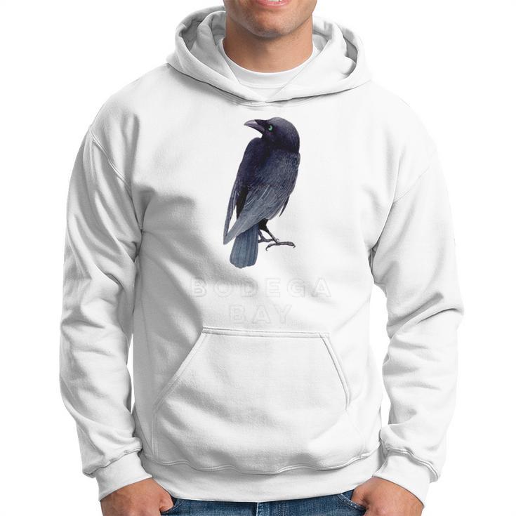 Bodega Bay Northern California Coast Crow Raven Lovers Hoodie