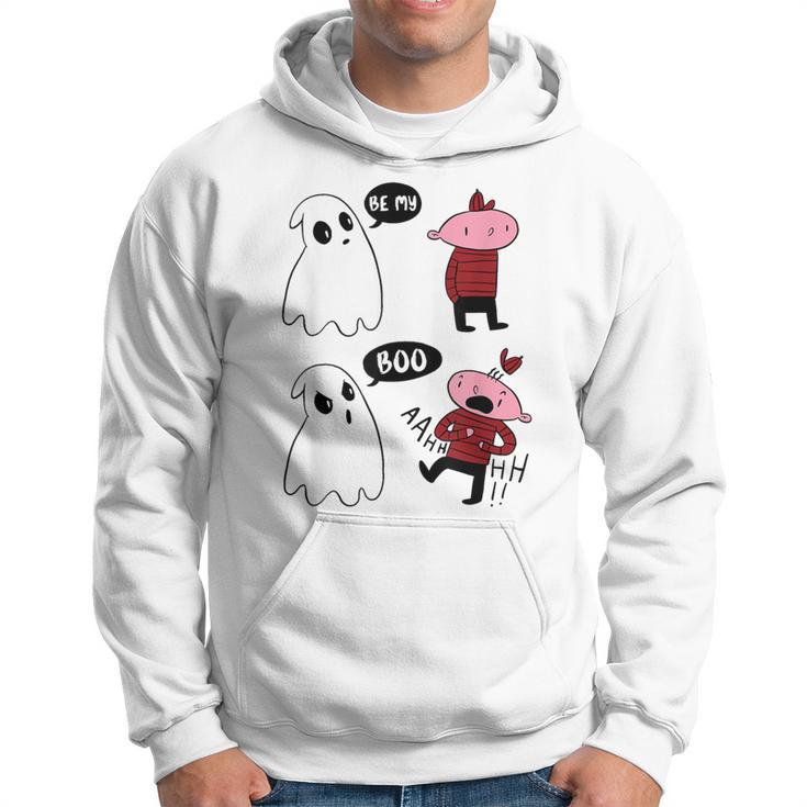 Be My Boo Ghost Valentines Day Hoodie