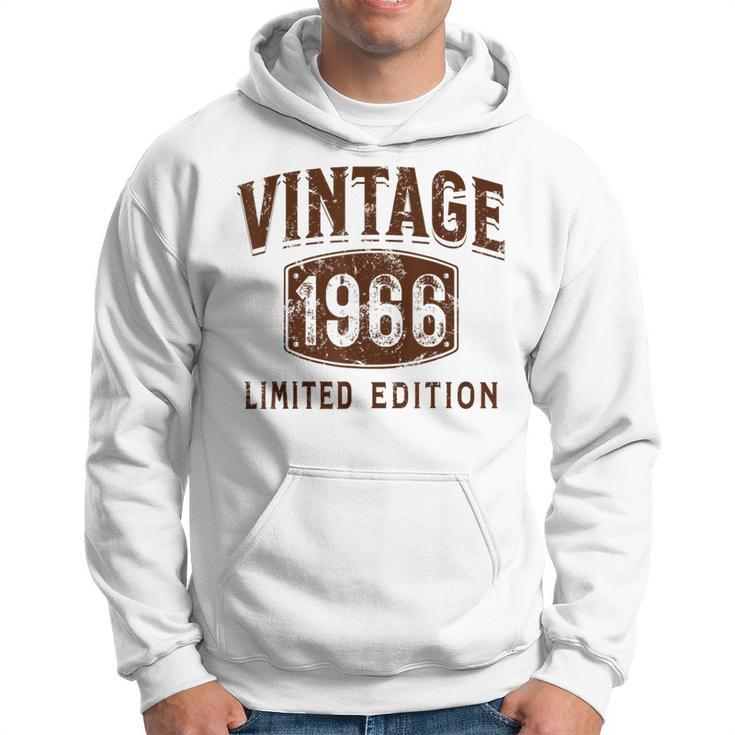 Born In 1966 Limited Edition Birthday Vintage 1966 Hoodie