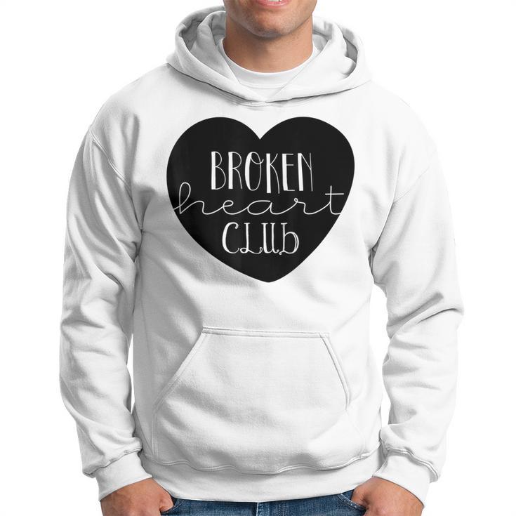 Broken Heart Club Lonely Valentine's Day Apparel Hoodie