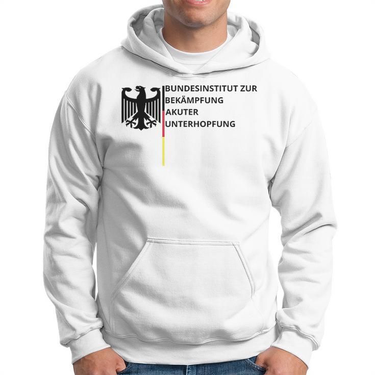 Bundesinstitut Zur Bekämpfung Akuter Unterhopfung White Hoodie