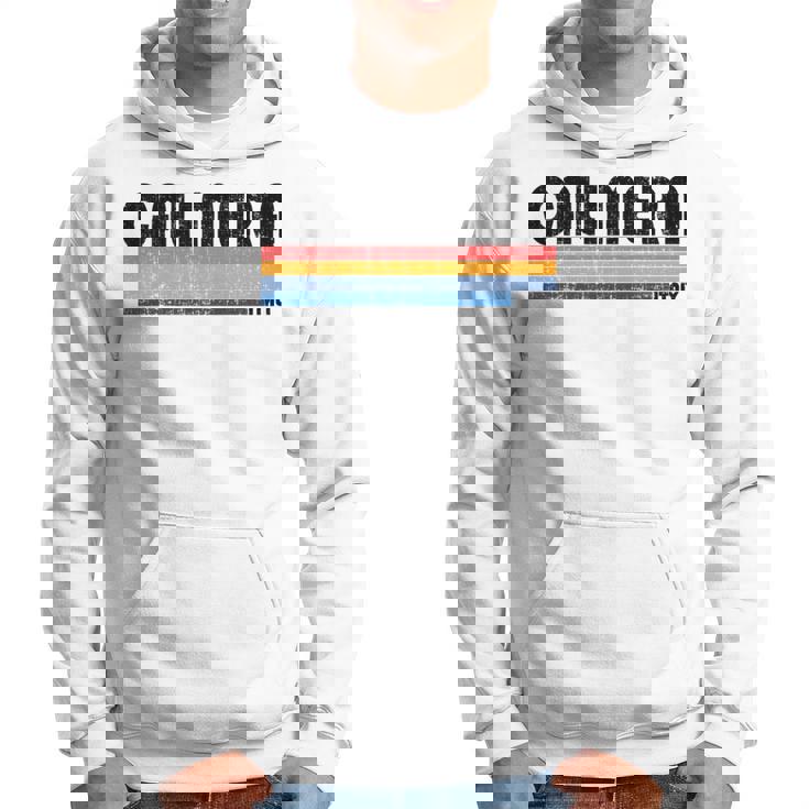Calimera Italia Retro 70S 80S Style Manga Larga Sudadera