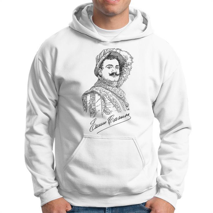 Caruso Enrico Caruso Italian Tenor Singer Opera Music Italian Tenor Opera Hoodie