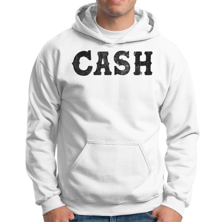 Cash Country Music Lovers Outlaw Vintage Retro Distressed Hoodie