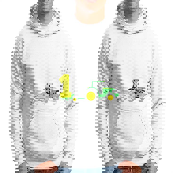 Children's 1St Birthday Ich Bin Schon 1 Jahre Tractor Tractor Hoodie
