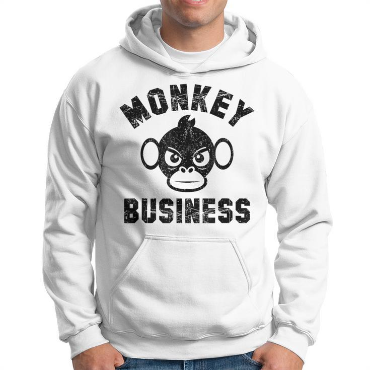Coolest Monkey In The Jungle Business Hoodie