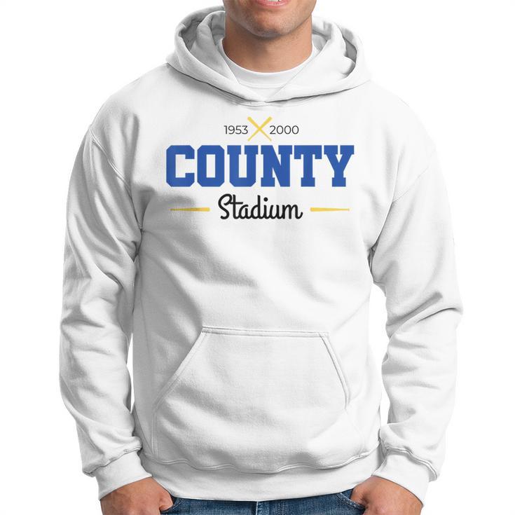 County Stadium Milwaukee Baseball Hoodie