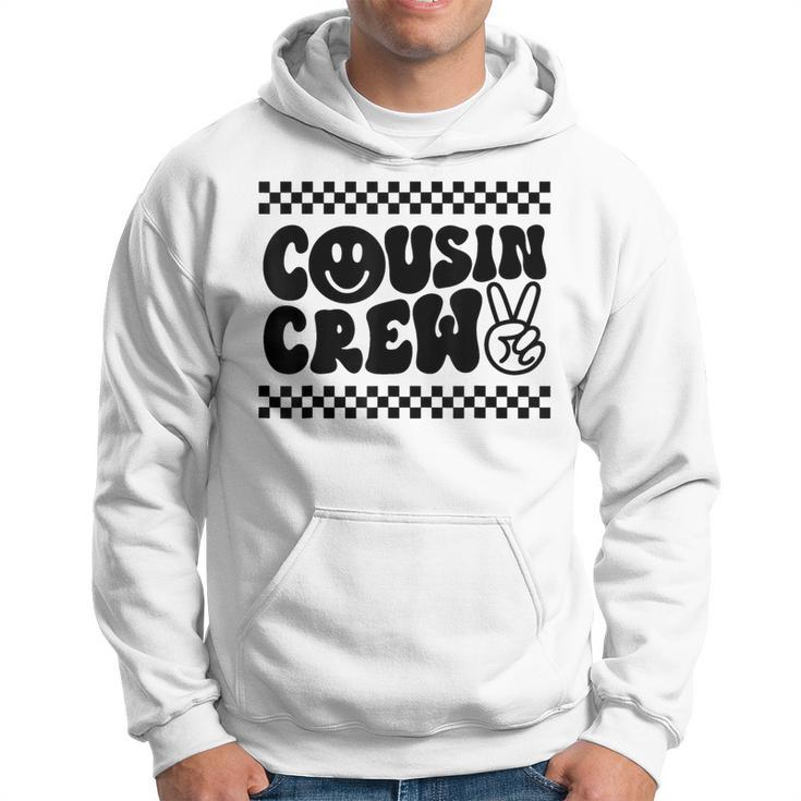 Cousin Crew Happy Face Matching Family Group Trip Vacation Hoodie