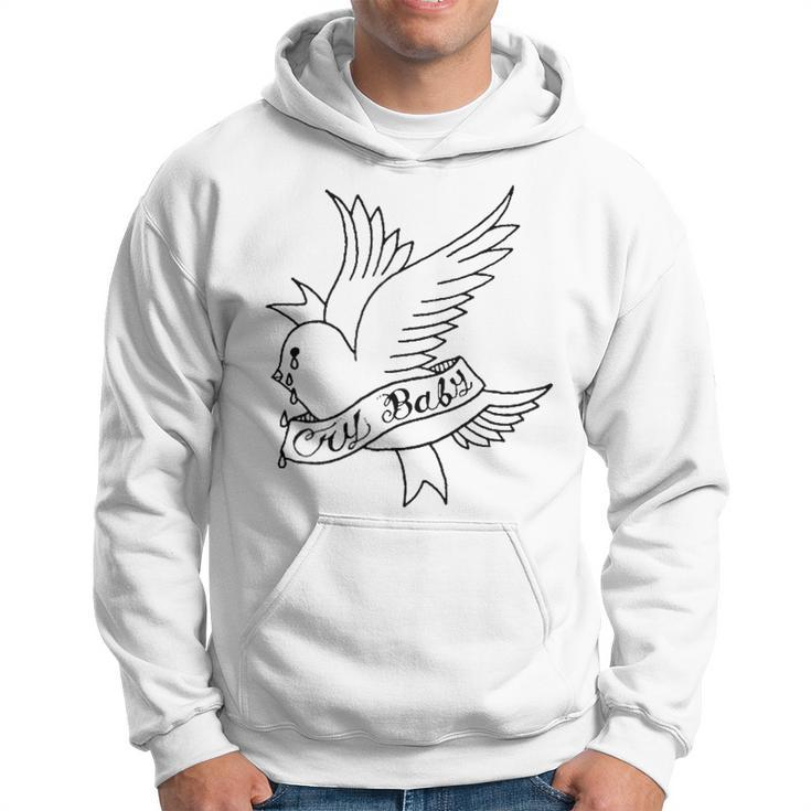 Cry Baby Aesthetic Tattoo Crybaby Bird Hoodie