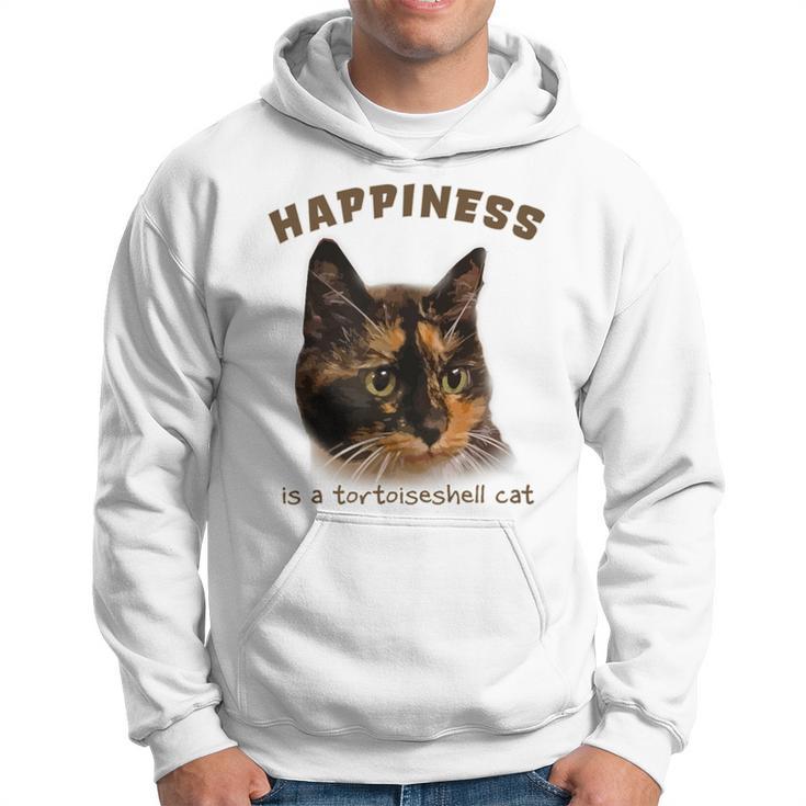 Cute Calico Cat Happiness Is A Tortoiseshell Cat Hoodie