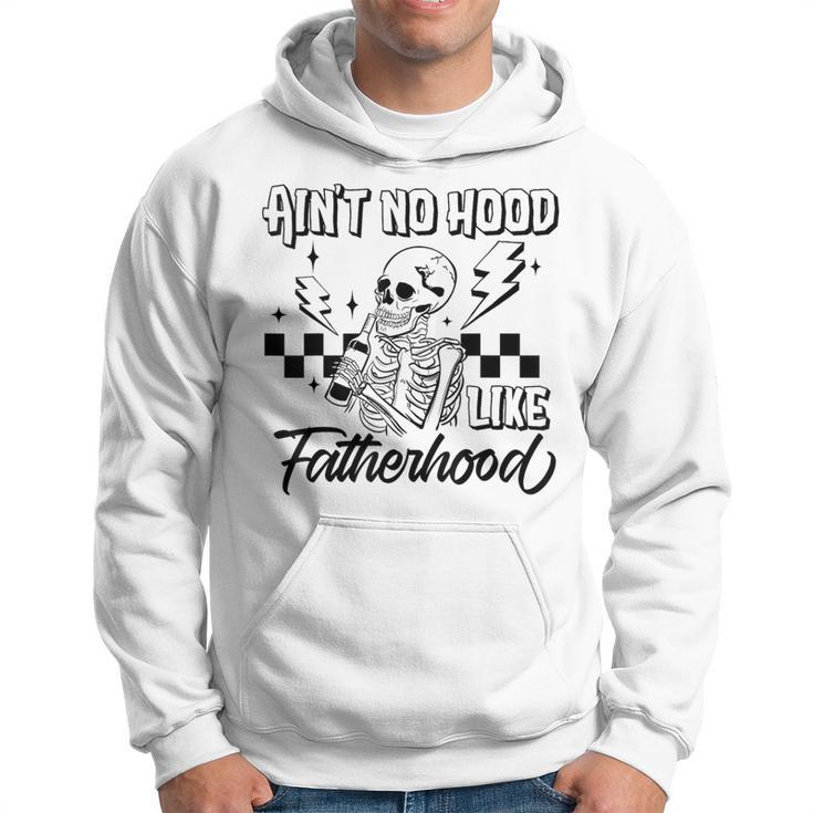 Dad Husband Skeleton Retro Beer Father's Day Daddy Saying Hoodie