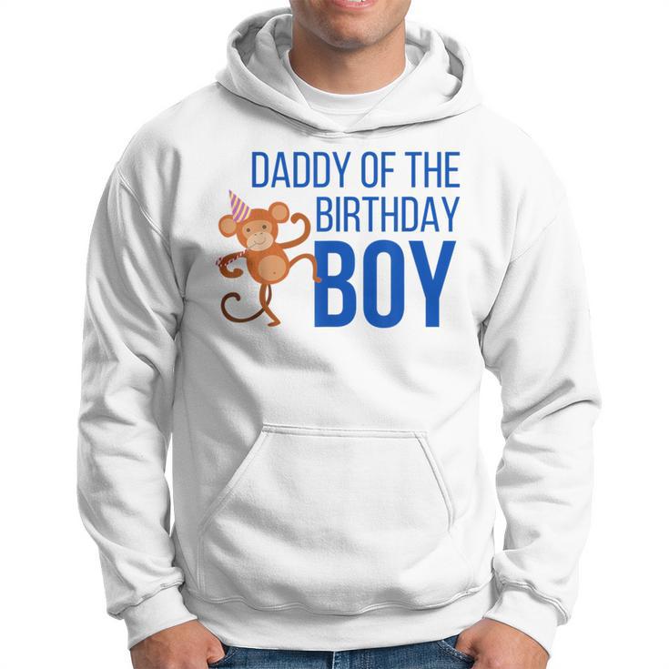 Daddy Of The Birthday Boy Party Monkey Dad Hoodie